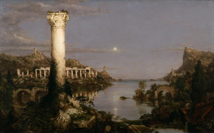 Thomas Cole The Course of Empire:Desolation (mk13) China oil painting art